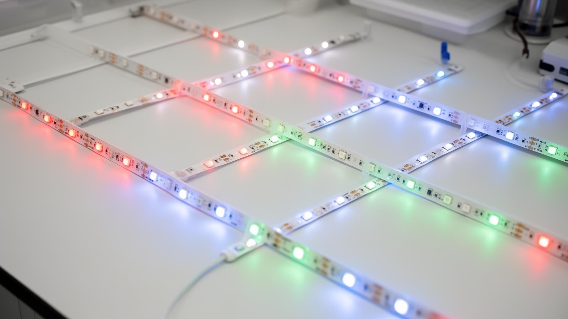 LED canopy overhead view